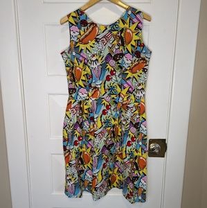 Pin-up style diner dress